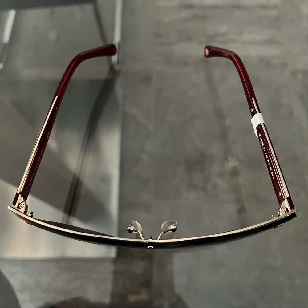 BALMAIN Sunglasses with Red Frames 70MM + Case, NWT - Picture 9 of 15